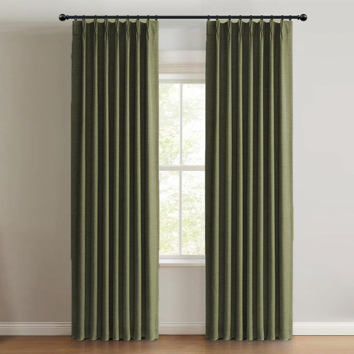 Selene Linen Drape Pleated